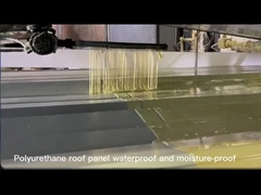 Producción de paneles de techo de poliuretano